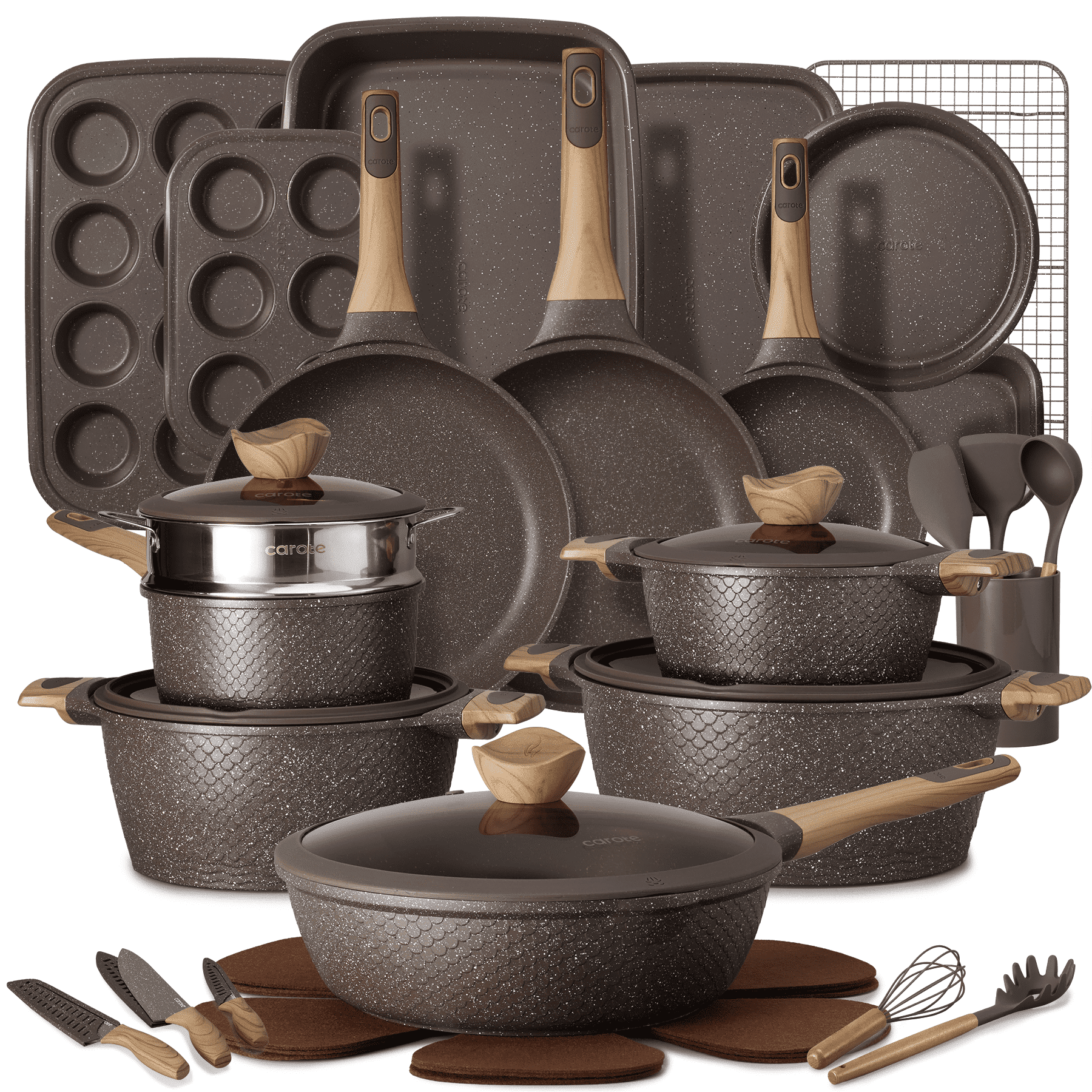 Ninja Ceramic 12-Piece Cookware Set, Nonstick Performance, PFOA