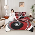 thumbnail image 4 of Feelyou Vintage Geometric Bedding Comforter Set for Adult, Chic Abstract Twin Comforter Sets, Minimalst Mid Century Reversible Bedding Set, Ultra Soft Home Decor, 2pcs, 4 of 8