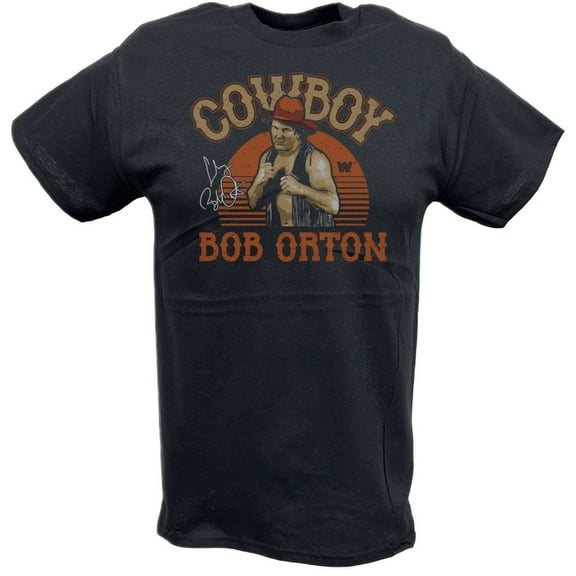 Cowboy Bob Orton Retro Logo T-shirt