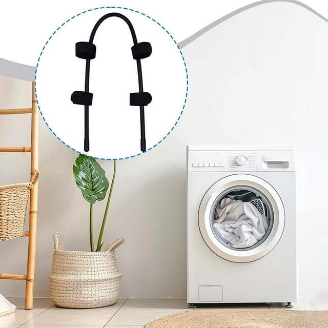 Soporte para manguera de desagüe de lavadora, soporte para tubos flexibles de lavavajillas, herramienta de fontanería fácil de instalar para fregadero