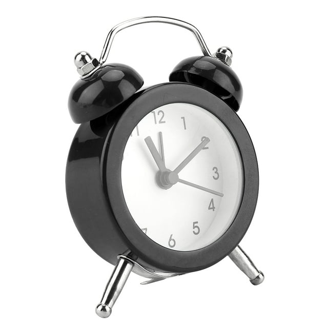LYUMO 3Inch Portable Fashion Mini Metal Digital Alarm Clock with Battery Exquisite for Student Home, Exquisite Digital Alarm Clock, Mini Digital Alarm Clock