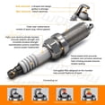 thumbnail image 5 of Ignition Coil Packs and Iridium Spark Plugs Kit Fit for Hyundai 2015-2019 Sonata, 5 of 7
