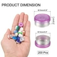 thumbnail image 2 of Uxcell Tapas de Flip Off de 13 mm 200PCS Sellos Sin Bisel Tapas de Flip Off para Frascos de Vidrio Botellas Liofilizadas, Rosa/Plata, 2 of 6