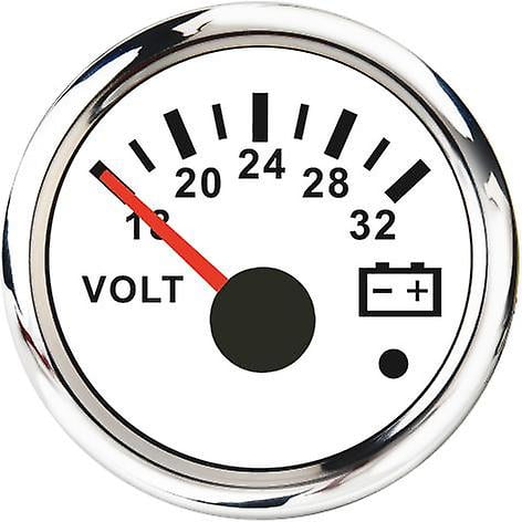 Waterproof 52mm Gauge 0-190ohm Sewage/water/fuel Level Gauge Oil Temperature Gauge Pressure With Alarm For Boat Car Voltmeter
