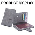 thumbnail image 4 of Funda para pasaporte, billetera con bloqueo RFID, estuche de cuero para tarjetas, accesorios de viaje para mujeres y hombres, 4 of 5