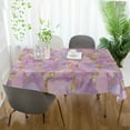 thumbnail image 3 of Yayeee Tablecloths 60" x 108" Rectangle Wrinkle Resistant Party Table Cover, Pastel Pink Marble Pattern, 3 of 8