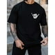 thumbnail image 1 of Tees For Men, Rock And Roll Print T Shirt, Casual Short Sleeve Crew Neck T-shirt For Summer Spring Fall, Graphic Tees For Men, Tops As Gifts, 1 of 6