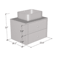 thumbnail image 6 of Borneo 01 Bathroom Vanity (24" Width), 6 of 6