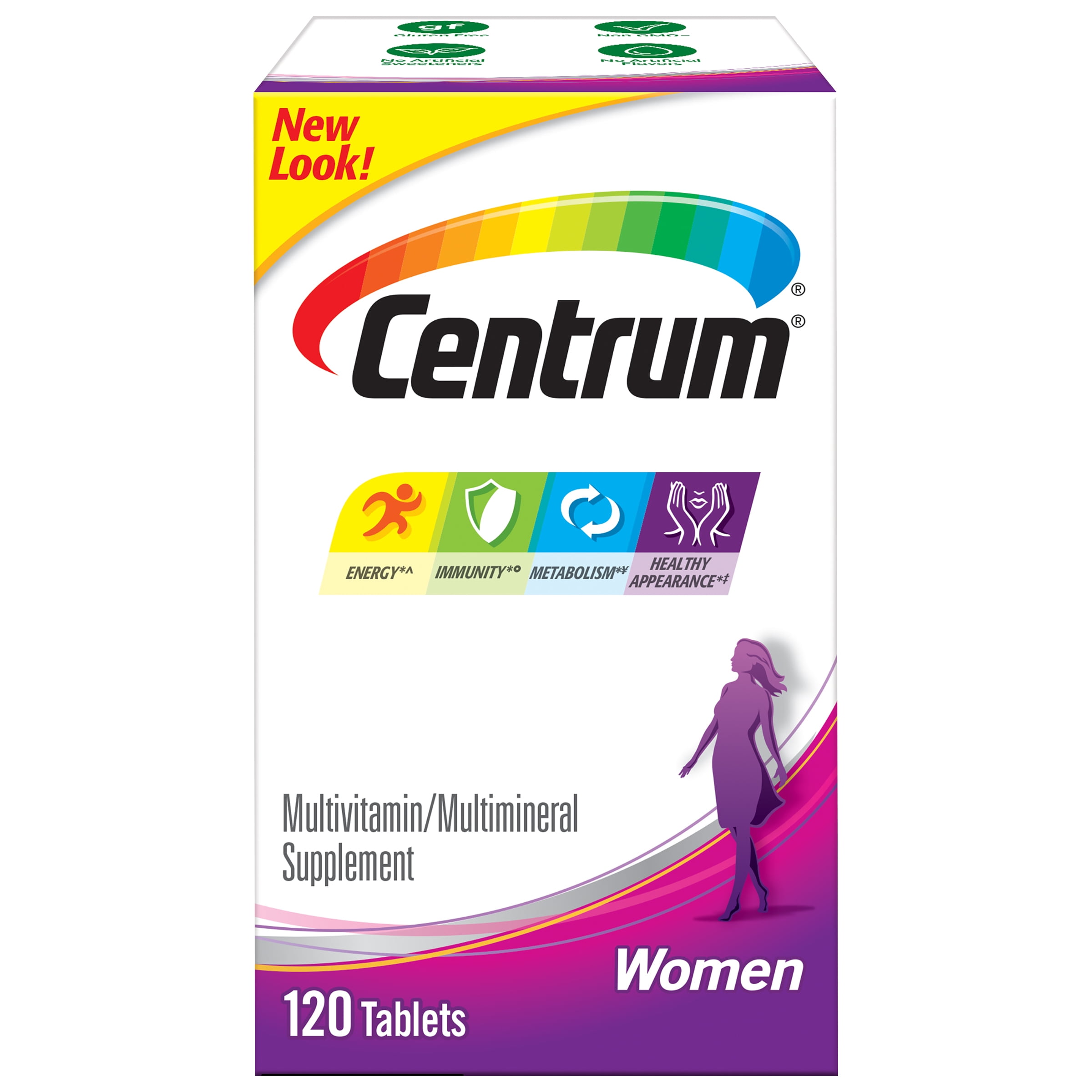 Centrum® Women Multivitamin/Multimineral Supplement Tablets 120 ct Box