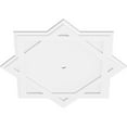 thumbnail image 2 of 32"OD x 1"ID x 17 3/4"C x 1"P Axel Architectural Grade PVC Contemporary Ceiling Medallion, 2 of 11