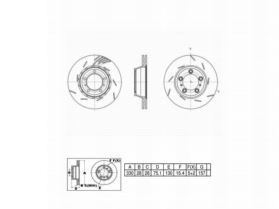 UltraHC Coated High Carbon Brake Rotor, Rear Right UR004645