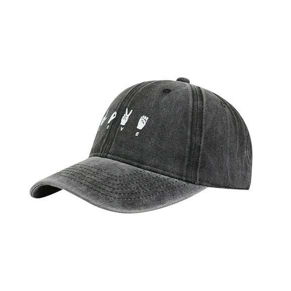 TopLLC Hot Water Washed Hat Hand Style Soft Cap For Men And Women To Make Old Face Small Baseball Cap black hat