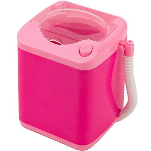 Brocha de maquillaje Framendino Lavadora de brochas y esponjas color rosa