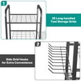 thumbnail image 3 of Garden Tool Organizer and Storage, Yard Tool Stand Garage Tool Organization, Yard Tool Racks for Indoor/Outdoor Use, 3 of 7