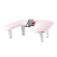thumbnail image 2 of Reposabrazos de manicura para técnicos de uñas con soporte para teléfono móvil, cojín portátil para reposabrazos de uñas, soporte para muñecas y Rosa, 2 of 8