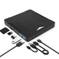 thumbnail image 1 of 7-in-1 External Optical Drive CD DVD -/+RW Player with USB 3.0 Type-C TF SD Card Slots DVD Burner ,Portable, 1 of 3