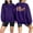 (Fashion 25)Purple, variant on WXLWZYWL Women's Christmas Graphic Sweatshirt Fall Winter Crewneck Long Sleeve Holiday Pullover Loose Fit Warm Sweatshirts