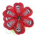 thumbnail image 1 of Halloween Skull Pattern Windmill String Cloth Windmill Rope Whirligig Wheels Garden Camping Halloween Party Decoration (red), 1 of 2