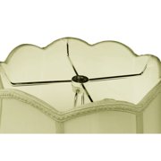 9x18x13 Scalloped Bell Lamp Shade Eggshell