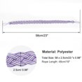 thumbnail image 2 of Unique Bargains 4pcs Curtain Tieback 23' Holdback Decorative Rope Curtain Holders, Purple, 2 of 7