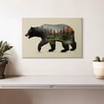 thumbnail image 2 of Elephant Stock The North American Black Bear Wall Art - Horizontal Canvas Wall Art - Living Room Wall Decor - Animal Canvas - Blue And Green Decor By Davies Babies - 12" x 8", 2 of 8