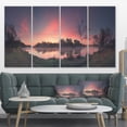 thumbnail image 1 of Purple Tinged Spring Mountains - Landscape Artwork Canvas, 1 of 3
