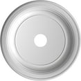 thumbnail image 5 of Ekena Millwork 22"OD x 3 1/2"ID x 1 1/2"P Traditional Thermoformed PVC Ceiling Medallion (Fits Canopies up to 13 1/2"), Aged Dark Steel, 5 of 5