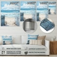thumbnail image 4 of Designart "Coastal Simplicity Beach Fence II" Nautical & Beach Metal Wall Decor, 4 of 5