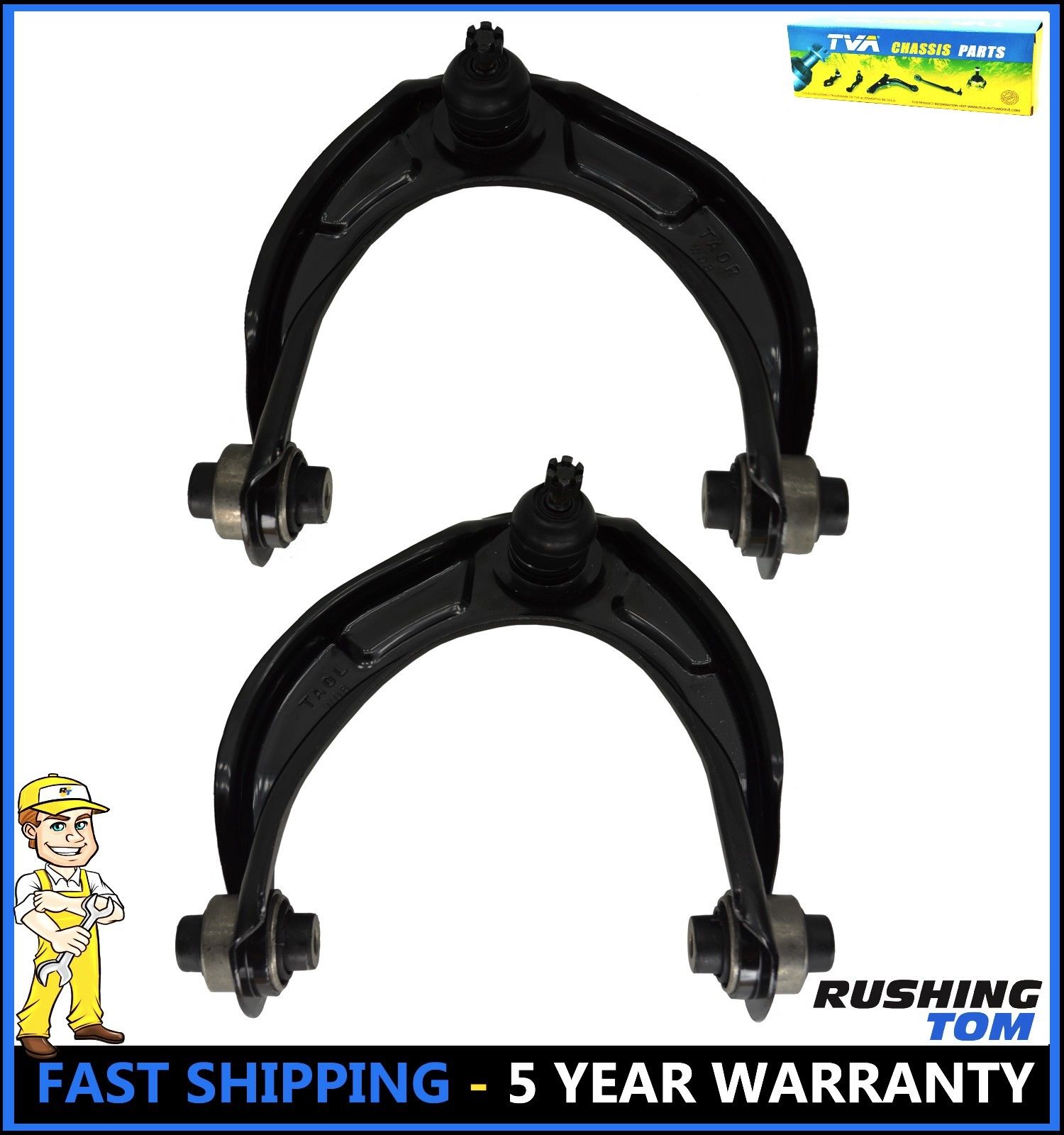 2 Front Upper Control Arm Ball Joint for Acura TL TSX Honda Accord Left