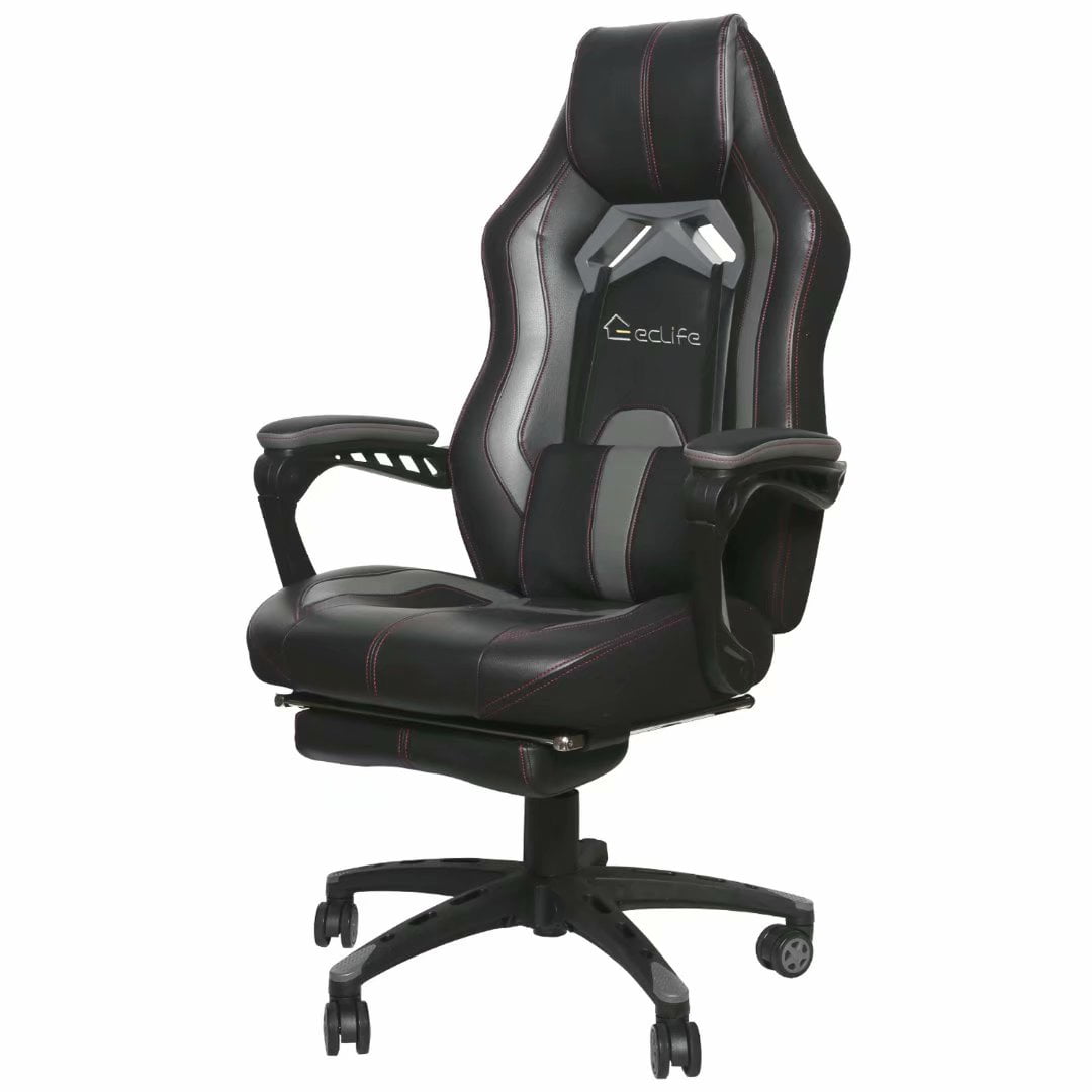 Eclife Massage Office Chair, Ergonomic Gaming Chair with Retractable