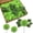 Green, variant on 50 PCS White Artificial Flowers Real Looking Faux Foam Fake Roses with Stems for Wedding Decoration Bridal Shower Centerpieces Arrangements Party Tables Decor