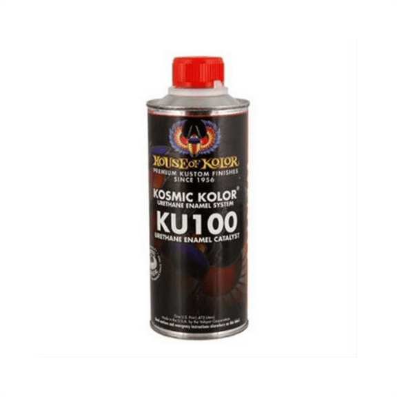 House Of Kolor KU100-Q00 Exempt Catalyst, 1 qt Can, Clear, Liquid, Use With: KU-100 Urethane Systems