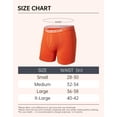 thumbnail image 6 of MAYFISH Mens Underwear Soft Bamboo Rayon Boxer Briefs Breathable Open Fly Underwear Multipack(7C,L), 6 of 6