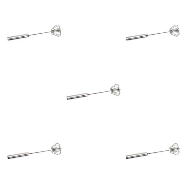 Inteprter Batidor de huevos manual semiautomático, licuadora de acero inoxidable, mezclador de crema, batidor de cocina reutilizable para Type2 NO2
