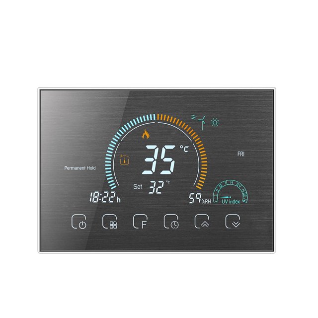 Smart Thermostat, Programmable Via WiFi, Up To 3500W for Hydro Floor Heating Gas Boiler Temperature Controller ,Easy to Install
