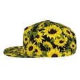 thumbnail image 3 of Gaeub Sunflowers In Vintage Flat Bill Snapback Hats Baseball Caps with Adjustable for Running Workouts and Outdoor Activities, 3 of 9