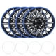 thumbnail image 2 of Cubierta de Tapas de Cubo, ABS de Alto Grado Hubcap 15 Pulgadas para Auto Para Ruedas, 2 of 7
