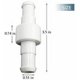 thumbnail image 2 of Conjunto giratorio para modelos 280, 380, 180, incluye tuerca de manguera D20 y adaptador giratorio D15 Kit de conector de manguera para limpiador de piscinas universal, 2 of 5