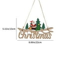 thumbnail image 4 of MXTPOV Wooden Christmas Decor Merry Christmas Sign Christmas Tree Decorations Santa Claus Christmas Deer Christmas Ornaments with Hanging Rope for Christmas Holiday Indoor Outdoor, 4 of 5