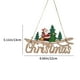 thumbnail image 3 of Puerta de madera con diseño de feliz Navidad Fiudx Decoración colgante con muñeco de nieve, 3 of 6