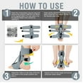thumbnail image 3 of Plantar Fasciitis Night Splint-Upgrade 3 Adjustable Planter Facetious Relief Brace,Plantar Fasciitis Relief Women Men Straps,Support Relief Foot Drop Achilles Tendonitis Day Night( Gray -2PC), 3 of 5