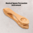 thumbnail image 5 of Folk Percussion Instrument Natural Wood Folk Sound Traditional Percussion Spoons Great Gift for Adults, 5 of 5
