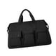 thumbnail image 5 of Bolsa de lona con bolsillo, impermeable, portátil, para gimnasio, para entrenamiento, deportes, viajes. Negro, 5 of 9