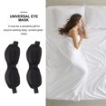 thumbnail image 4 of 2 Pcs Masques de Sommeil pour les Yeux, Patchs Occultants Confortables (Noir), 4 of 8