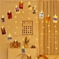 thumbnail image 4 of TOPRenddon Heart Shape Picture Clip String Lights,14 Clip Lights, Sweet Ambience Decoration for Bedroom Livingroom Birthday/Wedding Photoes Show,Balloon Decoration,Warm White, 4 of 6