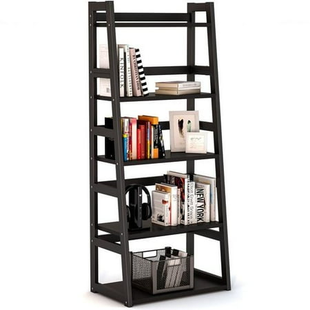 5 Tier Ladder - Ebern Designs Mosquera 5 Tier Ladder Bookcase with Strong Metal Frame
