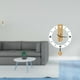thumbnail image 2 of Organizador De Ganchos De Pared Plegables, Perchero, Toallero, Armario De Baño Plegable, Toallas De Estilo Rústico, Batas, Reloj, Adorno Acrílico, Números Romanos Grandes, Decoración, 2 of 8