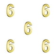 thumbnail image 1 of maskred Numéros de Maison pour Extérieur Style Simple Signes Numériques Accessoires de Marquage Numéro Exquis Accessoire Numéro 6 5 Pcs, 1 of 6