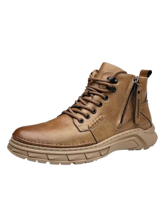 Booties, Unisex Boots - Genuine Leather Upper - EVA Foam Footbed - Shock-Absorbing EVA Midsole