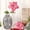 Pink, variant on YIMWNYI 2-Pack Christmas Poinsettia Artificial Flowers, Plastic Silk Single-Head Decor, No-Maintenance Vase Arrangements, Festive Tree/Wreath Decor, Indoor/Outdoor Home Decor